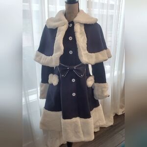 Women's Gothic Lolita dress with cape